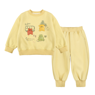 男童春季运动套装休闲两件装