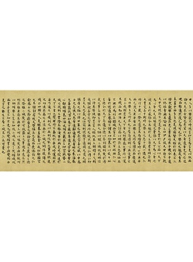 明 书法家王宠 临王羲之黄庭经 小楷乐毅论绢布字帖 楷书字帖临摹
