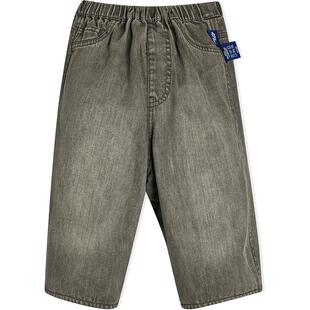 江南布衣婴童牛仔长裤可爱纯色春男女童婴儿儿童jnbybyjnby