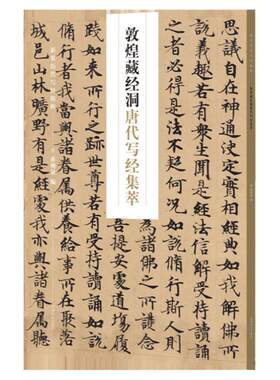 新见历代写经精粹敦煌藏经洞唐代写经集萃小楷书法篆刻墨迹古贴配释文禅佛临摹范本圭臬毛笔书法初学者基础入门习字帖艺术收藏鉴赏