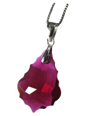 纯银项链奥地利水晶吊坠女高级感