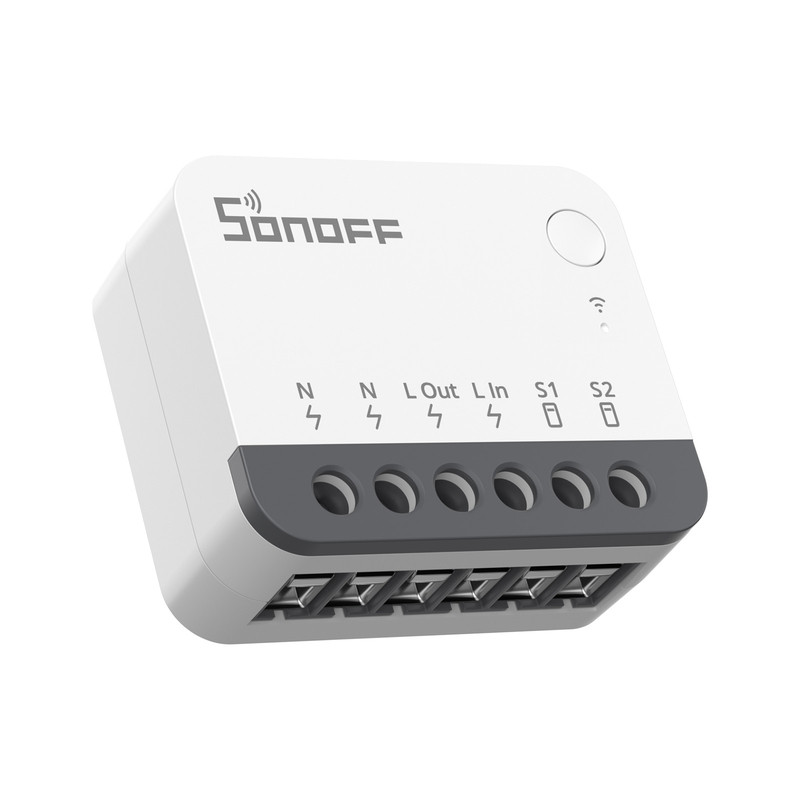 Sonoff ZBMINIR2 ZigBee一路二路智能通断器模块零火语音控制中继