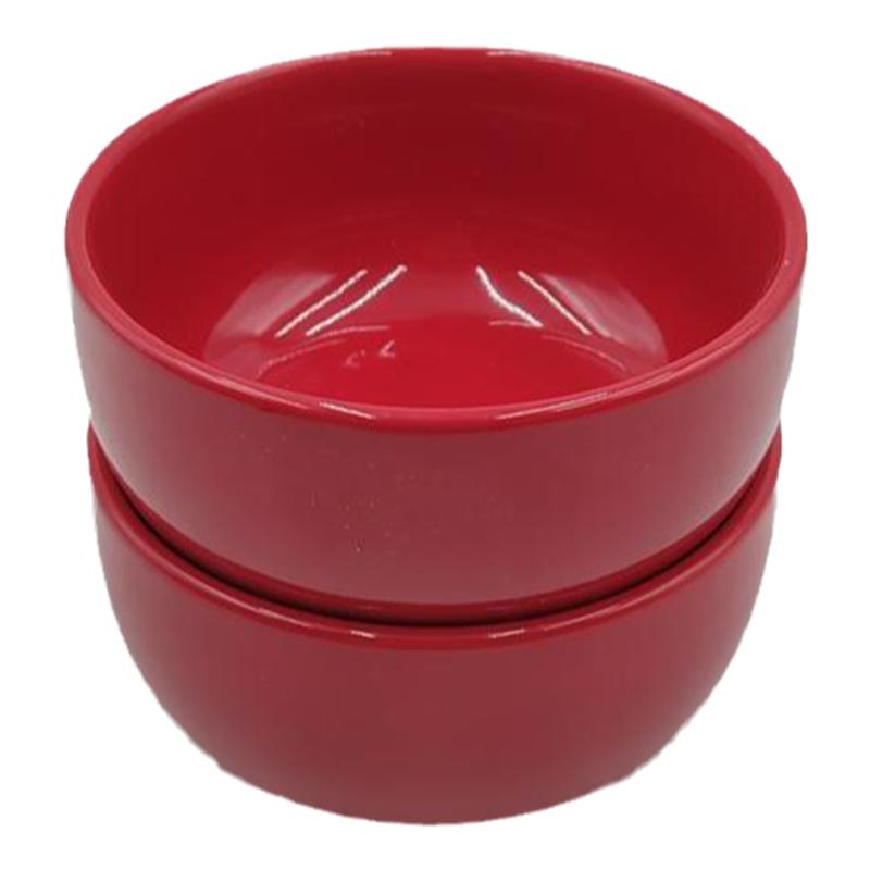 结婚小红碗一整套碗红色家用陶瓷碗套装大红色碗红色汤勺红色筷子