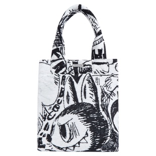 PRONOUNCE zimomo 联名款 labubu手绘插画环保大手提袋妈咪包