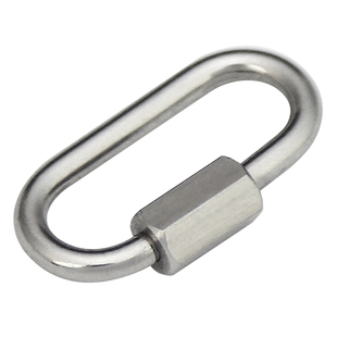 304不锈钢跑道挂扣迷你钥匙连接环扣户外旅行多功能工具连接挂扣