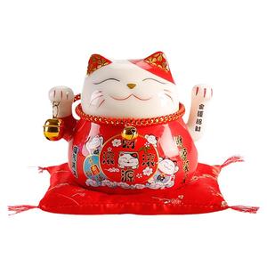 小发财猫摆件电动招手 可爱网红招财猫摇手 店铺家居办公装饰送礼