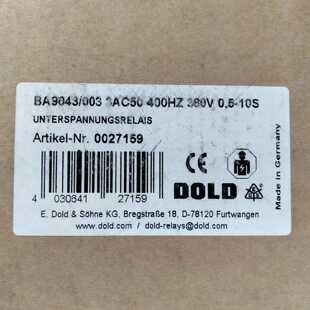 议价原装进口 多德BA9043/003,全新原包装,议价出,维修