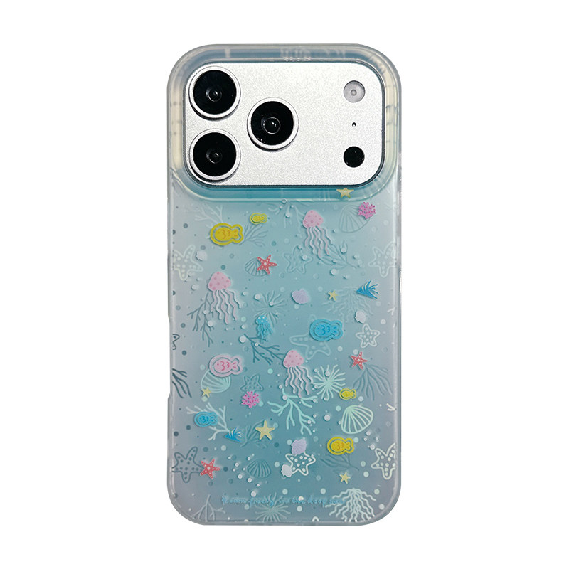适用于iPhone简约珊瑚手机壳