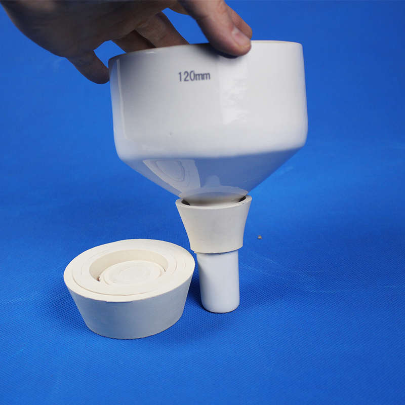 布氏漏斗抽滤过滤装置大陶瓷60-150-200-250-300mm托橡胶塞套装