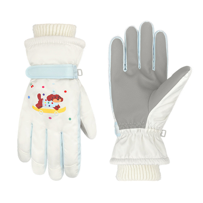 东北可爱卡通滑雪手套女生冬季