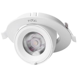 雷士照明cob象鼻灯嵌入式家用客厅商用服装店可调一体防眩射灯