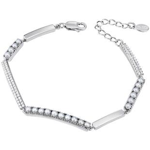 白岚多材质拼接手链女轻奢小众设计感首饰925银手饰SL1644