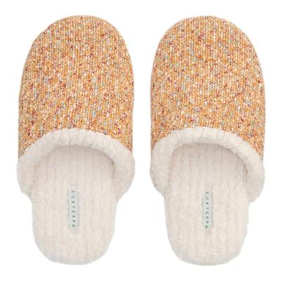 EUXTERPA彩绒居家棉拖鞋男女款