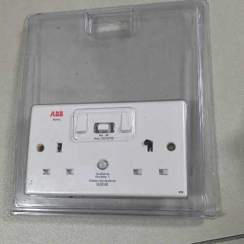 【请询价】A英标R带开关插座10mA漏电保护带底盒工程剩