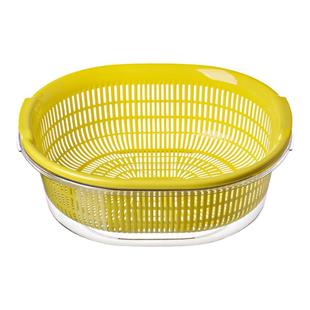 厨房洗菜盆沥水篮大尺寸塑料漏盆大号双层滴水滤水汲水特大菜篮子