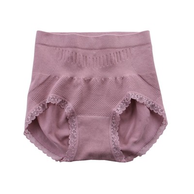 3条莫代尔无缝收腹中腰无痕内裤