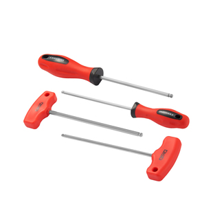 直柄内六角螺丝刀套装 球头T型6角平头扳手起子批 2 3 4 5.5 8 10