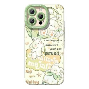 兰花兔子挂件适用苹果17promax手机壳iphone16/15/14/13华为mate60pro防摔pura70可爱Reno14小米12女vivos30