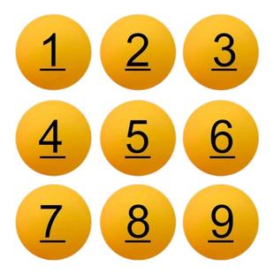 抽奖球1-10000号码球带字抓奖球摸奖球摇号球无缝球乒乓数字球4CM