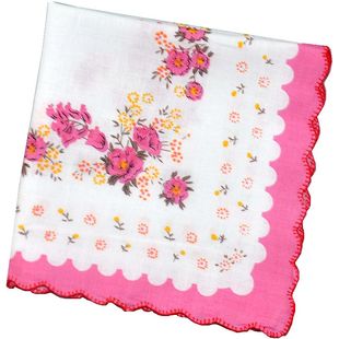 手帕女士随身纯棉老式经典怀旧儿童小方巾幼儿园全棉吸汗印花手绢