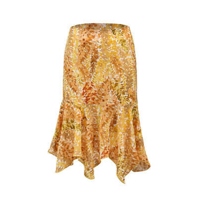 LilyRose法式印花半身裙