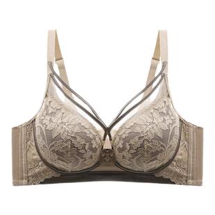 内衣女小胸显大聚拢超加厚8cm平胸专用2024年新款爆款无痕文胸罩