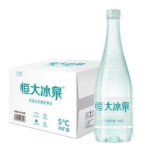 恒大冰泉长白山天然低钠矿泉水饮用水桶装水泡茶露营整箱