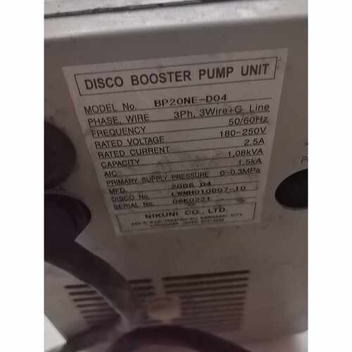 询价KU BP20NE-D04增压泵,DISCO BOO