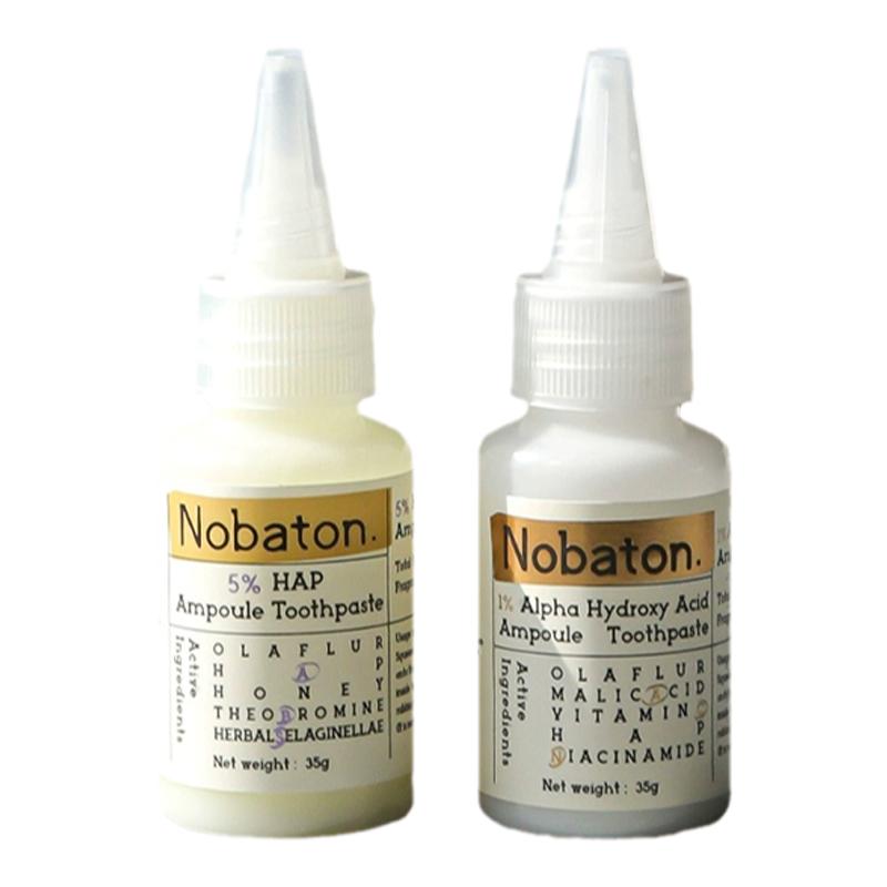 章小蕙推荐nobaton诺巴顿金标牙膏农场安瓶果酸去黄牙渍发光美白