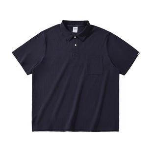 RESTICK「威化饼干」帝人SOLOTEX华夫格POLO衫 速干抗皱通勤短袖