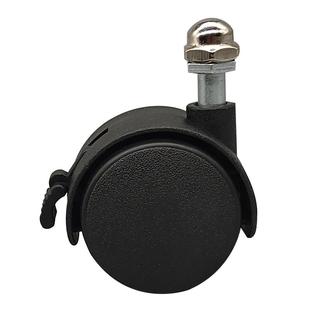 通用电热油汀万向轮滑轮电暖器片支架底座底盘轮子M8带刹车轱辘轮