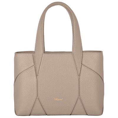 萧邦灰褐色迷你托特包女