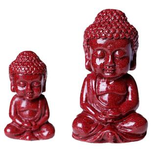 天然高含量朱砂吊坠转运项链挂件护身车挂配件饰紫金砂宝宝佛随身