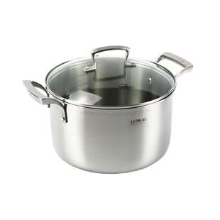 推荐硬货出口美系原装正品18/10不锈钢20 24cm三层钢一体成型蒸锅