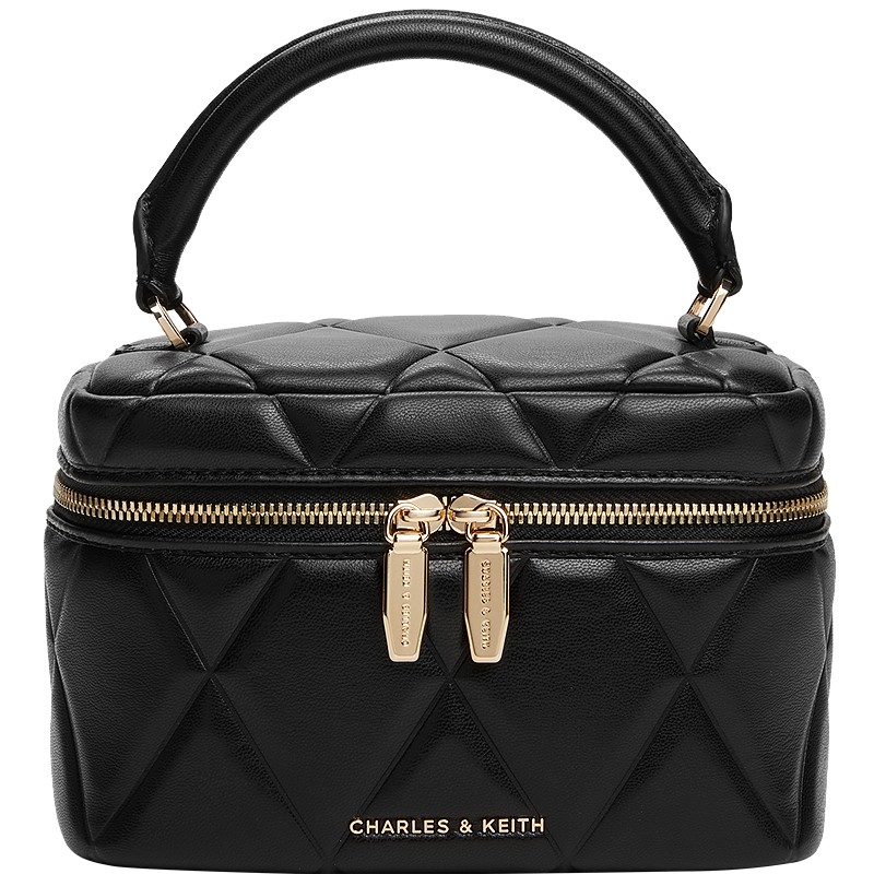 CHARLESKEITH菱格链条手提小方包