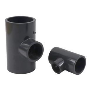 协羽 UPVC化工管道配件 PVC塑料变径三通异径三通接头 耐酸碱腐蚀