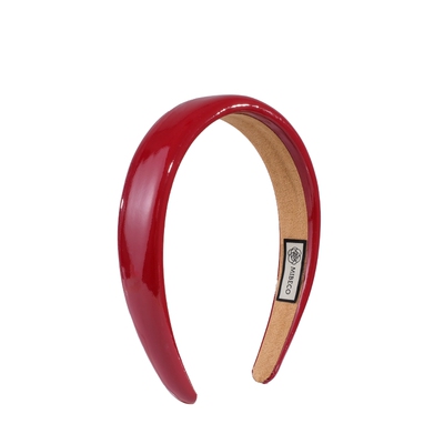 【港式复古安可拉皮质显白发箍】