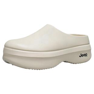 JEEP厨师鞋男夏外穿2026新款厚底勃肯半拖女夏季包头男款洞洞拖鞋