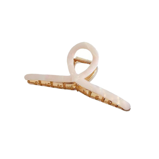 优雅气质醋酸合金抓夹后脑勺鲨鱼夹子头饰韩国发抓高级感交叉发夹