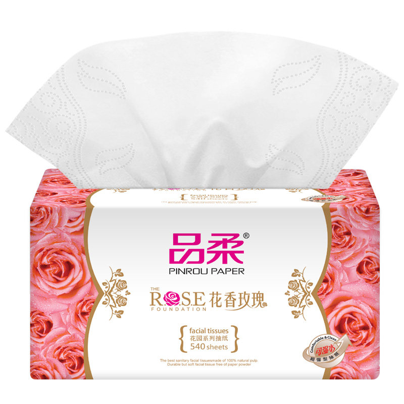 品柔超大包大号540张加长款抽纸