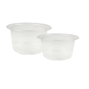 一次性透明250ml加热厚啫喱圆形汤汁果冻布丁外卖酸奶甜品汤杯碗