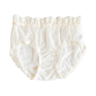 内裤女生蕾丝纯欲浪漫10A抑菌加长纯棉全棉裆女士短裤包臀三角裤