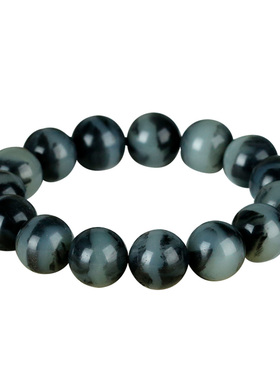 和田玉青花手链男款意境