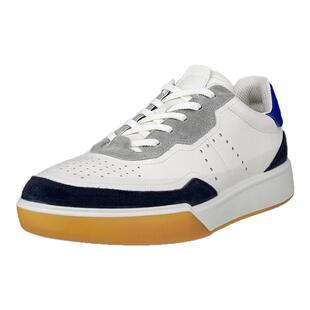 ECCO爱步男款系带板鞋 复古时尚耐穿休闲鞋 街头球鞋539814