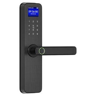 室内木门指纹锁办公室密码锁卧室房间门家用公寓遥控智能免打孔