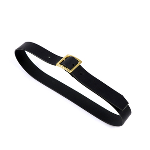 阿美咔叽纯铜财布日字扣皮带手工制作意大利植鞣革复古工业风腰带