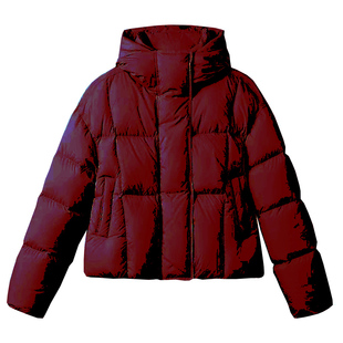 安可拉红短款羽绒服女冬2025新款冬季女款高级感小个子原创厚外套