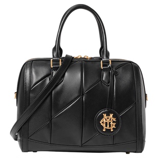 梦特娇女包秋季羊皮手提包保龄球包高级感经典绗缝单肩斜挎包