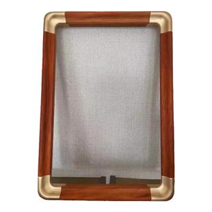 新款实木相框铜角框证书框相片字画框装裱海报框书法边框定制包邮