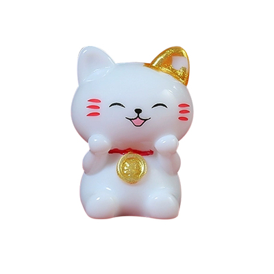 治愈招财猫摆件桌面车载装饰品